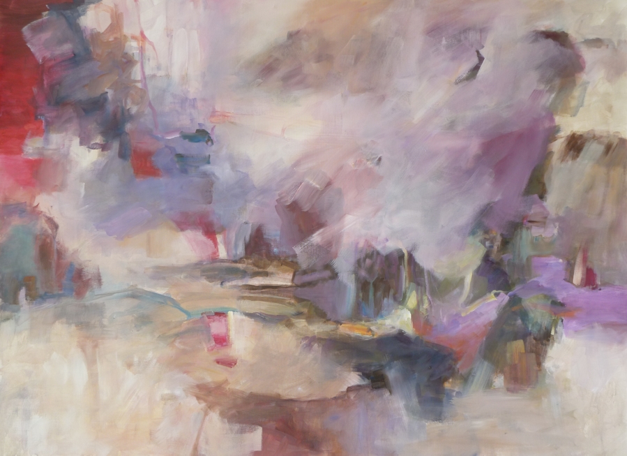 Landschaft, Acryl auf Leinen, 80 cm x 110 cm, 2013